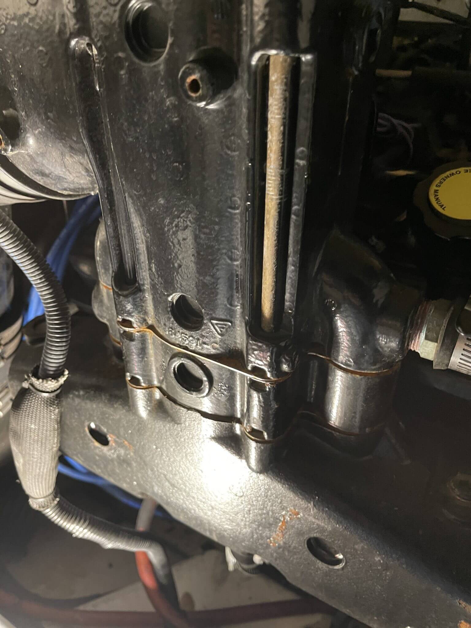 Draining The Oil And Water The Project Boat