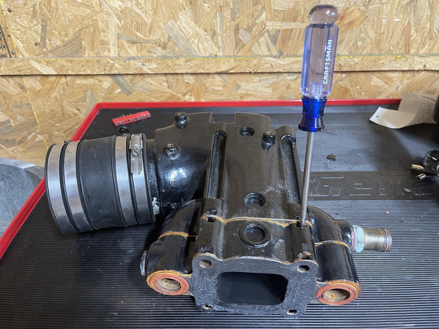 MerCruiser Risers & Manifold Clean Up The Project Boat