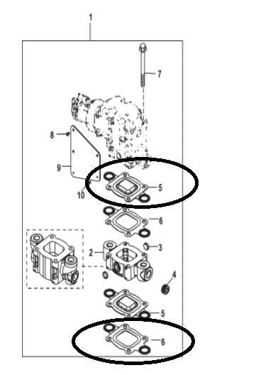 Exhaust Risers